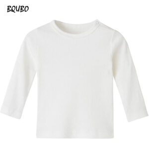 BQUBO Baby Long Sleeve Shirts Shirts for infants babies toddlers and children Ribbed Undershirts for Girls Boys Clothes